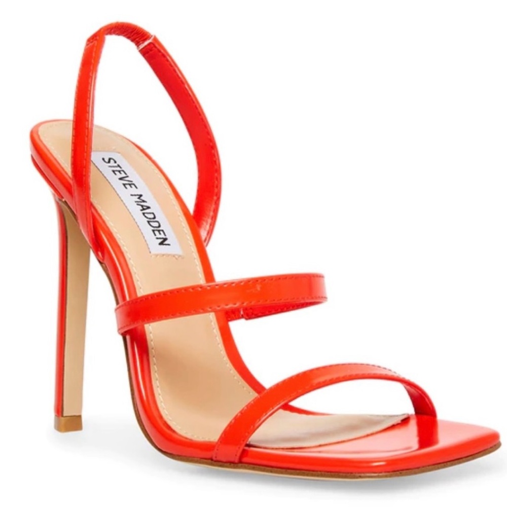 Steve Madden Women's Red Strappy Heels
